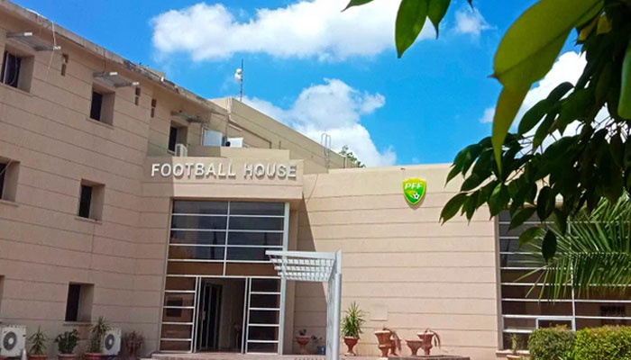 Pakistan Football Federation (PFF) house in Lahore seen in this image. — Geo Super website/file