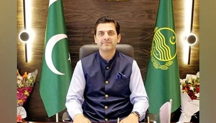 Punjab Minister for Law and Communication and Works Punjab Malik Sohaib Ahmad Bharth seen in this image. — Communication and Works Department, Government of The Punjab, Pakistan Website/File