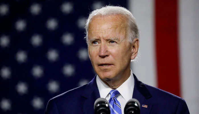 US President Joe Biden speaks at a campaign event on July 14, 2020. — Reuters