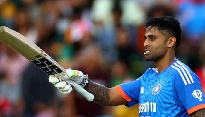 Indias newly-appointed T20 captain Suryakumar Yadav gestures during a match. — Reuters/File