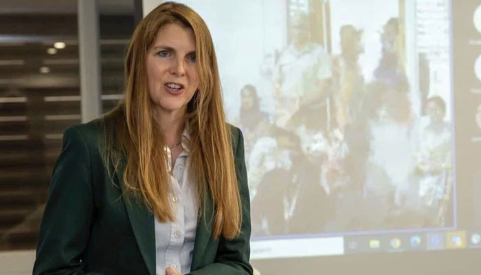 British High Commissioner to Pakistan Jane Marriott speaks during an event on August 1, 2023. — Facebook/UK in Pakistan