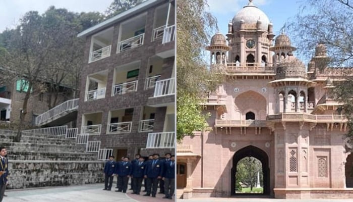 Lawrence College Murree (left) and Aitchison College. — Aitchison College Website/Facebook/ Lawrence College/File