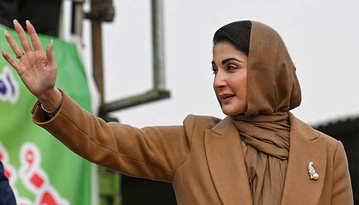 Punjab Chief Minister Maryam Nawaz seen in this image on January 22, 2024. — AFP