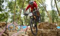 Path to gold fast and slippery for mountain bikers