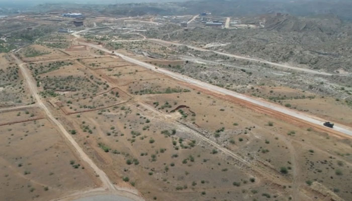 A screengrab from a video of Mohmand Economic Zone.—kpezdmc.org.pk/file