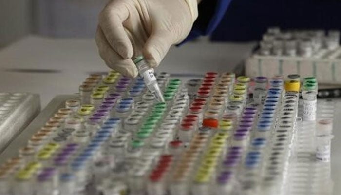 Human genetic material is stored at a laboratory in Munich May 23, 2011. — Reuters