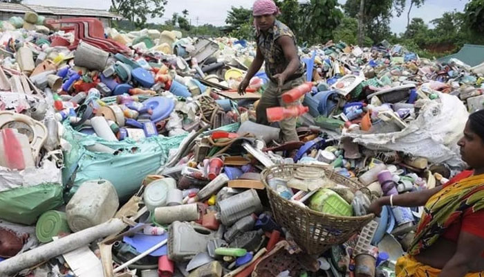 This representational image shows a solid waste dump. — AFP/File