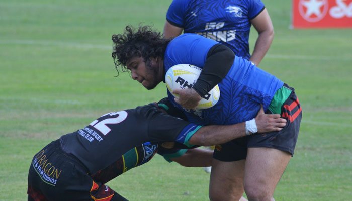 Rugby Players playing on the ground on July 23, 2024. — Facebook@Punjab Rugby Association