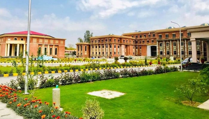 A representational image showing the building of Bacha Khan Medical College in Mardan. — BKMC/Facebook/File