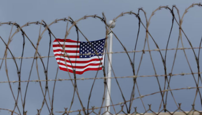 United States flag flies inside of Joint Task Force Guantanamo Camp VI at the US Naval Base in Guantanamo Bay, Cuba March 22, 2016. — Reuters