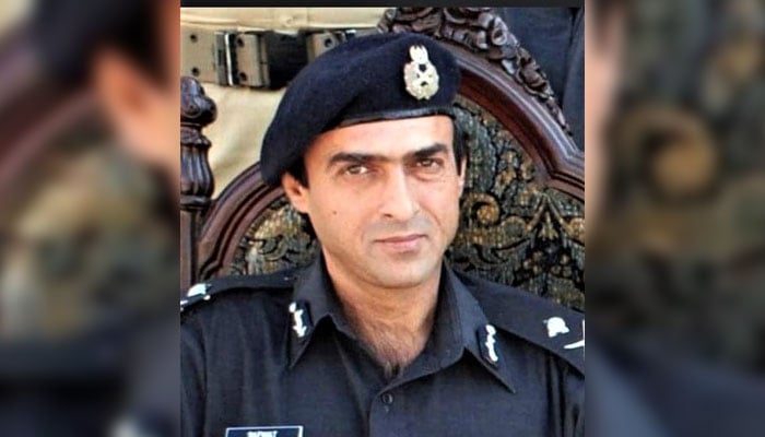 An undated image of martyred FC commandant Safwat Ghayur. — KP government website/File