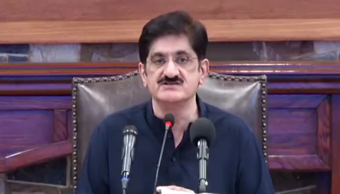 Sindh Chief Minister Syed Murad Ali Shah seen in this image. — Facebook @SindhCMHouse/file