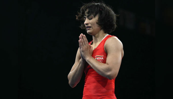 Indian professional wrestler Vinesh Phogat seen in this image. — AFP/File