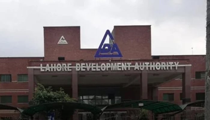 Lahore Development Authority building seen in this image. — APP/file