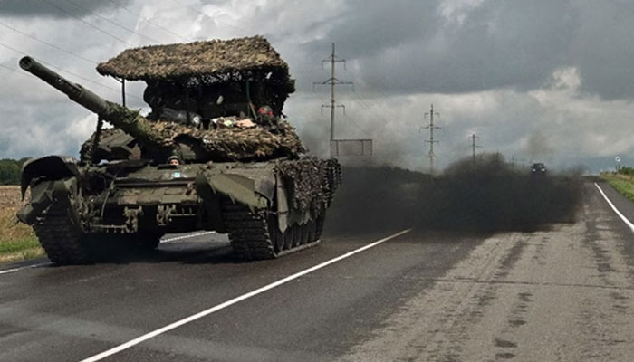 A Russian tank seen in this image. — AFP/file