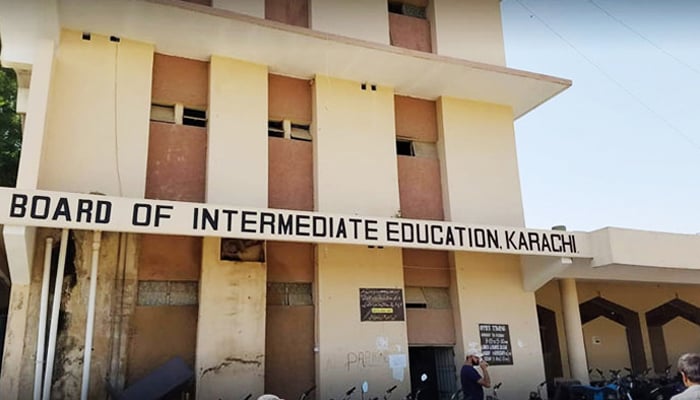 Board of Intermediate Education Karachi (BIEK) building. — Facebook/@BIEK Official/file