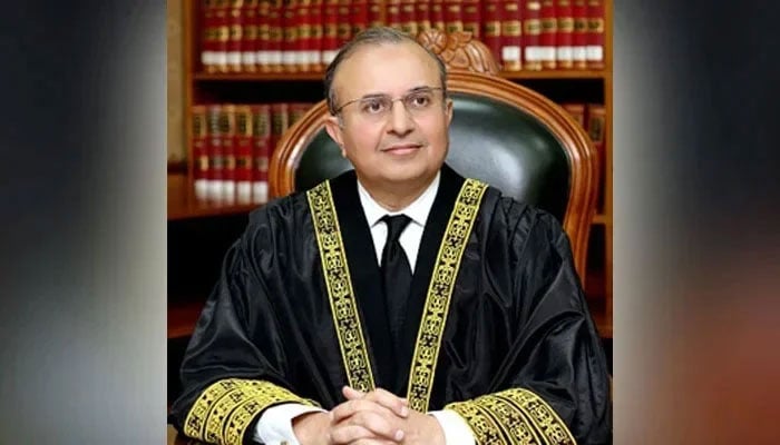 Supreme Courts Justice Syed Mansoor Ali Shah. — Supreme Court of Pakistan website/File