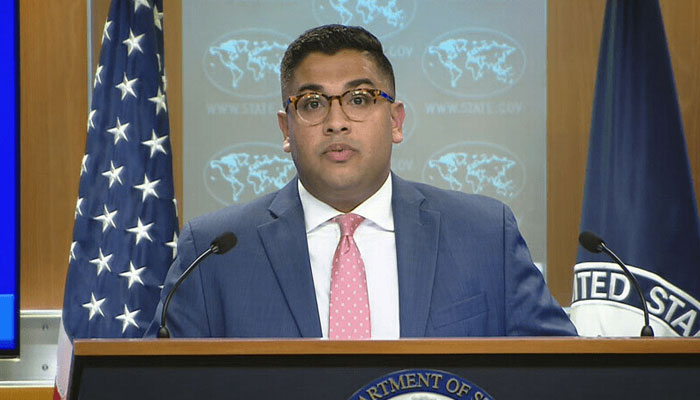 US State Department spokesman Vedant Patel seen in this image. — APP/File