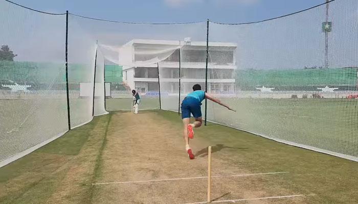 In this still, the Pakistan Test teams training is in progress on August 16, 2024. — Facebook/Pakistan Cricket Team