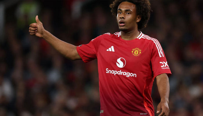 Manchester Uniteds Dutch striker Joshua Zirkzee.— AFP/file