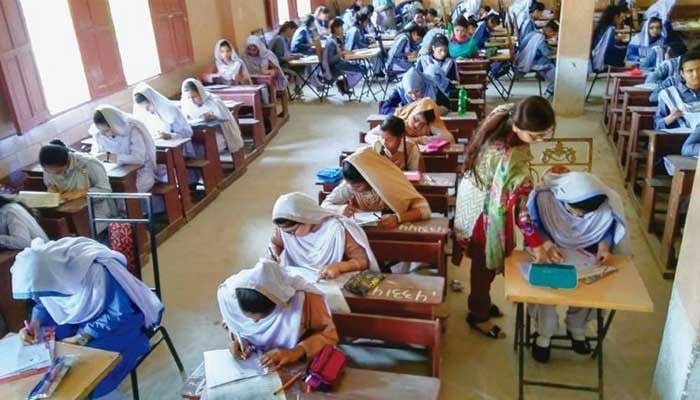 A representational image showing students in an exam hall. — PPI/File