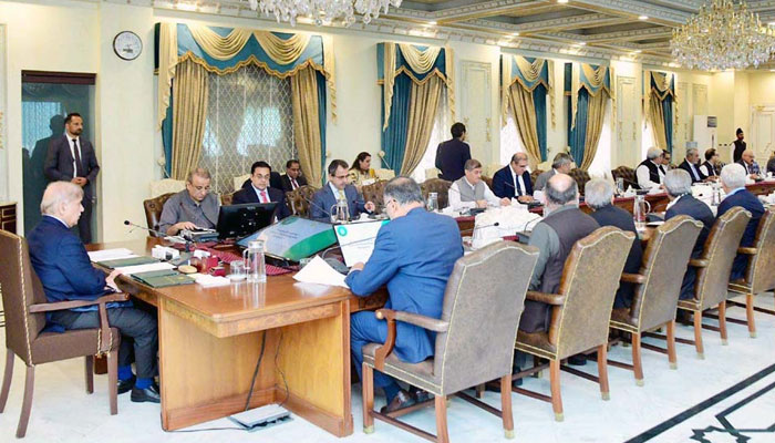 Prime Minister Muhammad Shehbaz Sharif chairs a review meeting on Chinese investment in Pakistan on August 19, 2024. — APP