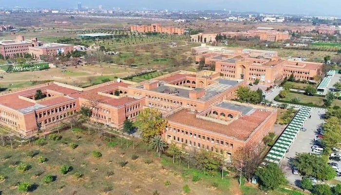 A general view of International Islamic University, Islamabad (IIUI) building can be seen in this image released on August 19, 2024. — X/@IIUI_OFFICIAL