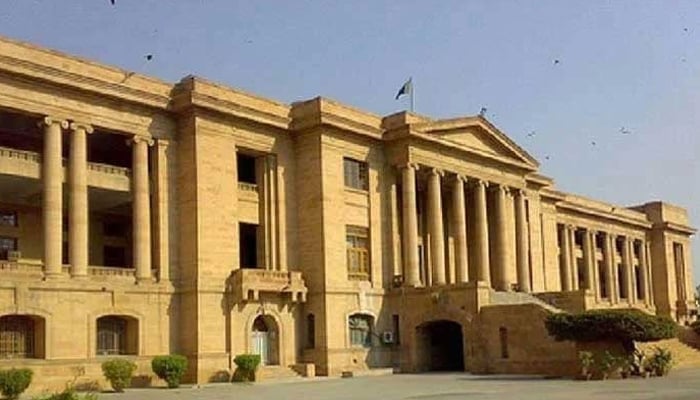 The Sindh High Court building facade can be seen in this file image. — SHC Website/File