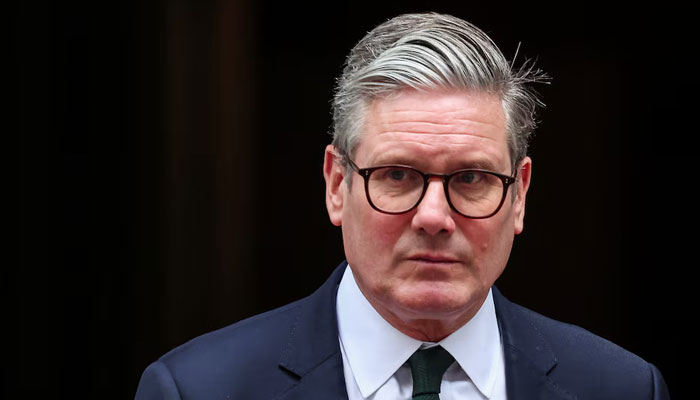 Britains Prime Minister Keir Starmer awaits the arrival of Omans Sultan Haitham bin Tariq al-Said at Downing Street, in London, Britain, August 6, 2024. — Reuters