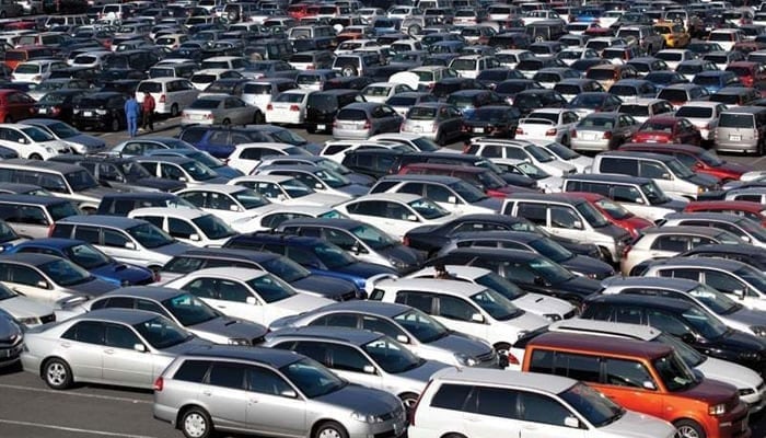 A representational image showing a large number of cars parked. — AFP/File