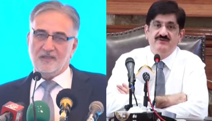 This combo of images shows NAB Chairman Lieutenant General (retd) Nazir Ahmad Butt (left) and Sindh Chief Minister Syed Murad Ali Shah. — State media/Facebook/Sindh Chief Minister House/File