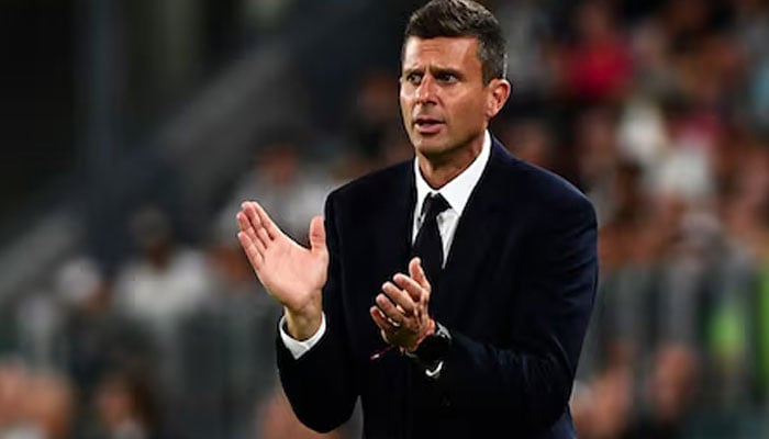 Juventus coach Thiago Motta reacts. — Reuters