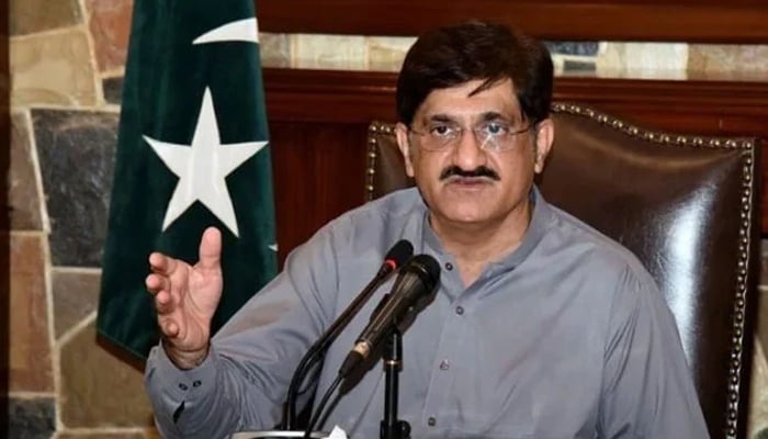 Chief Minister of Sindh Syed Murad Ali Shah seen in this image. — APP/File