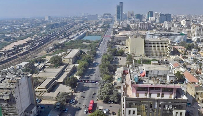 An aerial view of Karachi city. — AFP/File