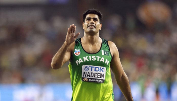 Javelin thrower Arshad Nadeem seen in this photo. — AFP/File