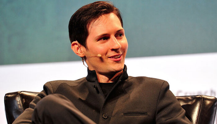 Pavel Durov, CEO and co-founder of Telegram speaks onstage during day one of TechCrunch Disrupt SF 2015 at Pier 70 on September 21, 2015 in San Francisco, California. — AFP/File