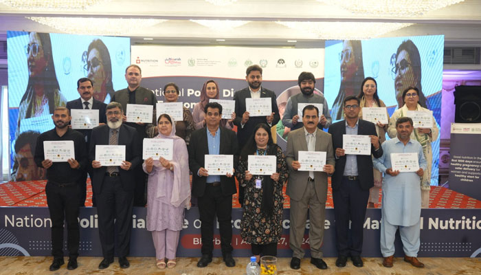 Participants pose for a group photo at  the National Policy Dialogue on the Economic Case for Maternal Nutrition. — Supplied