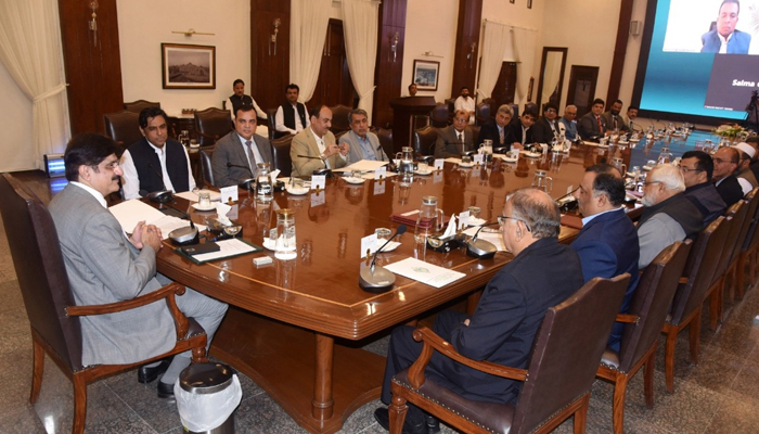 Sindh Chief Minister Syed Murad Ali Shah Presides over a meeting to start IT Certificate programmes to enhance IT skills across the province focusing on poverty reduction strategy on August 30, 2024. — Facebook/@SindhCMHouse