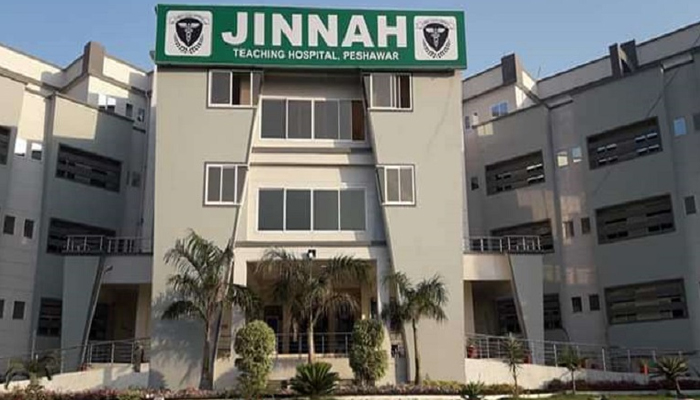 Jinnah Medical College Peshawar building seen in this image. — JMCP EDU website/File