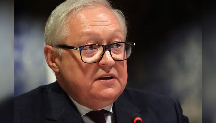 Russian Deputy Foreign Minister Sergei Ryabkov attends the Conference on Disarmament at the United Nations in Geneva, Switzerland on March 2, 2023. — Reuters