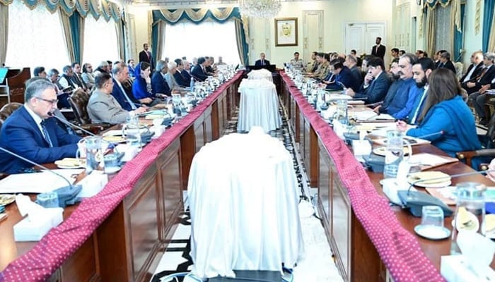 Prime Minister Shehbaz Sharif chairs the 10th Apex Committee meeting of the Special Investment and Facilitation Council (SIFC) In Islamabad on May 25, 2024. — PID