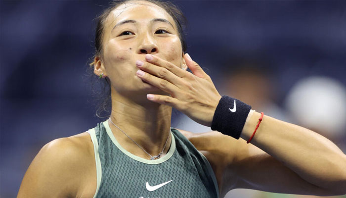 Zheng Qinwen celebrates her win over Donna Vekic — AFP/file