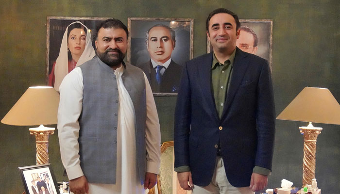 Balochistan Chief Minister Sarfraz Bugti (left) pictured with PPP Chairman Bilawal Bhutto Zardari on September 2, 2024. — Facebook/Pakistan Peoples Party - PPP