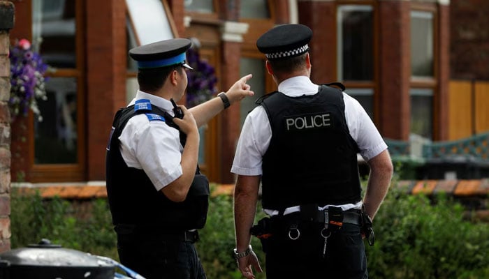 Police work at the scene in Southport, Britain on July 29, 2024. — Reuters