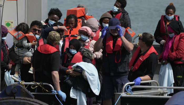 A representational image showing migrants. — AFP/File