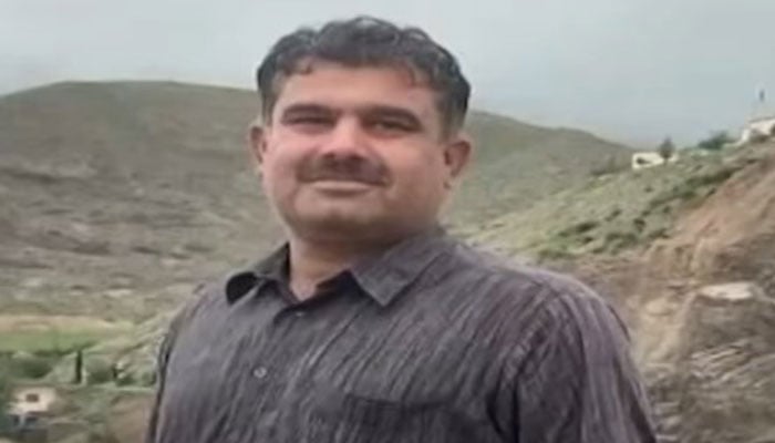 An undated image of slain journalist Nisar Ahmed Lehri (late). — Screengrab via YouTube/Geo News