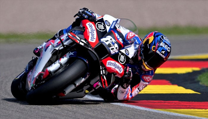 Trackhouse Racings Miguel Oliveira in action during practice on July 7, 2024. — Reuters