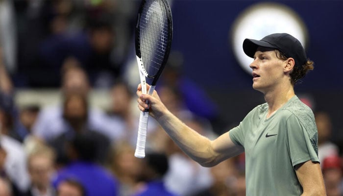 Jannik Sinner reacts after defeating Daniil Medvedev. — AFP/file