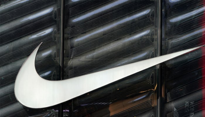 The Nike swoosh logo is seen outside the store on 5th Ave in New York, New York, U.S., March 19, 2019. — Reuters