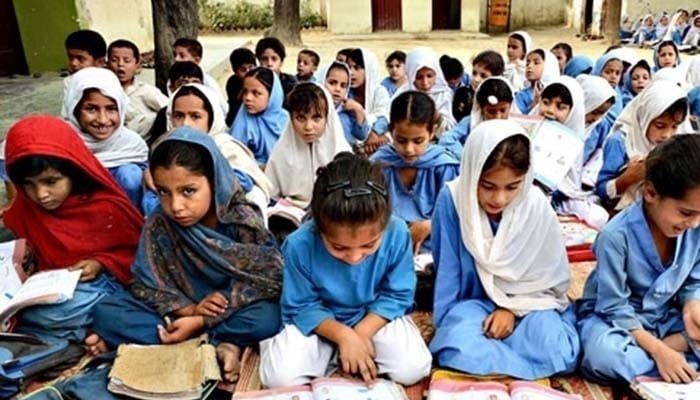 A representational image of children attending a class at a school. — AFP/File